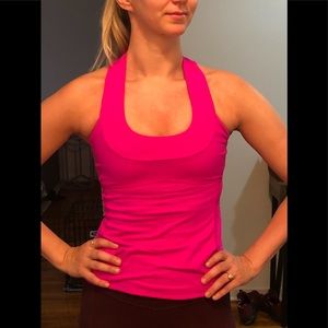 Lululemon size 2 pink tank